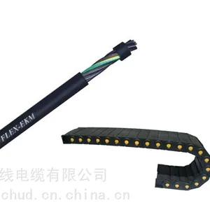 易初机械电缆 耐弯曲800万次 防油防水线缆 高柔性拖链移动电线