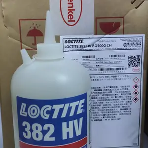 乐泰LOCTITE 382 HV 透明无色 高粘度瞬干胶快速固化500G