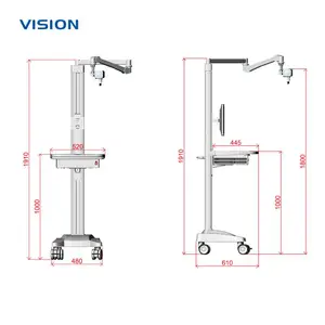 体素信息设备推车VISION TSXX|可旋转悬臂术野摄像推车