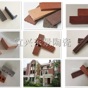 紫砂陶土外墙劈开砖,异形面劈开砖,手工文化砖,陶土清水砖，规格全,价格优,质量好