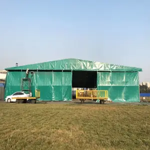 专业定做大型活动雨棚大排档烧烤棚推拉移动挡雨棚