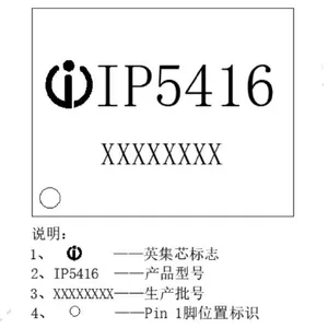 IP5416 集成 500mA 充电 200mA 放电的 TWS 充电盒 SOC