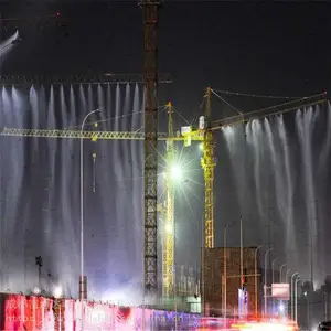 成都塔吊喷淋厂家FTD智慧工地塔机喷淋降尘设备 四川建筑工地塔机喷雾除尘