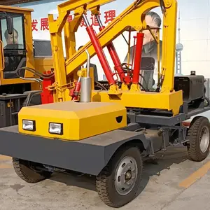公路护栏打桩机,高速公路护栏打桩机