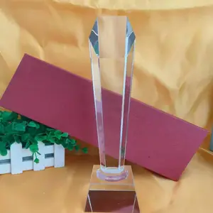 水晶奖杯定做员工奖周年庆年会奖杯刻字奖杯纪念品