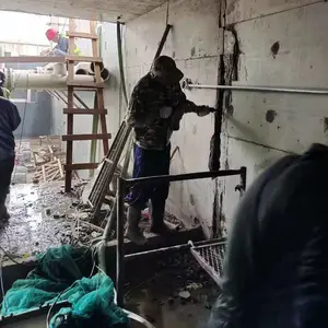 ֮���нӺ�������ˮ�ܵ���ѹע����©-ˮ��վ�����©��©����