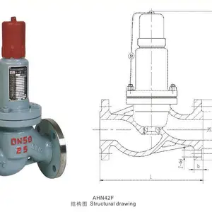 AHN42F平行式安全回流阀永一液化石油汽安全阀参数