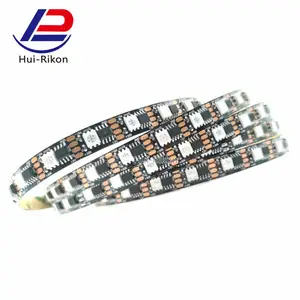 源头工厂TM1908-5050RGB DC12V单点单控一米60LED断点续传可编程酒吧KTV幻彩灯带