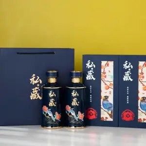 �������մ�500ml�׾�ƿ��ƿһ��װ�����ŷ��������ƾ��ܷ�վ�ƿ���