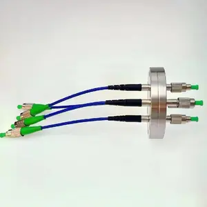维意真空，光纤贯通真空法兰，真空密封法兰
