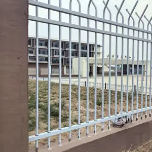 铁艺墙面栏杆栅栏 锌钢防护网 操场围栏网 庭院隔离网公园别墅围挡