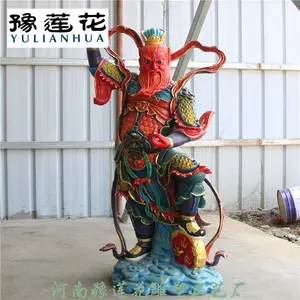 ***玻璃钢雕塑王灵官神像厂家护法神王天君神像提前定做