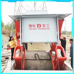 郑州 举升式压缩垃圾中转设备 液压压缩式垃圾中转站 6方垃圾压缩中转站 河南德隆重工