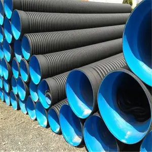 ɽ���˳������о���ϩHDPE˫�ڲ��ƹ� ����������ˮ���۹�dn500��������/PE�����ִ����ƹܳ���