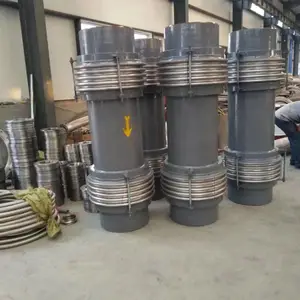 华洁机械不锈钢金属内压式波纹管补偿器加工定做