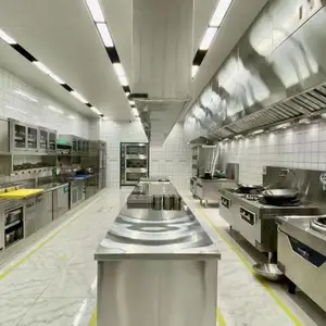 江门利满顺利酒店学校工厂食堂厨房通风管道厂家安装排烟设备工程