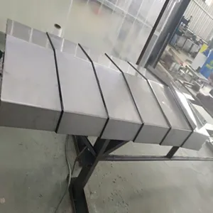 中捷1370钢板防护罩定制 定做数控机床加工中心导轨钢板防护罩CNC宇烁机械制造