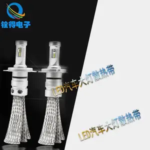 铨得供应镀锡铜编织散热带 汽车LED大灯***线束编织带