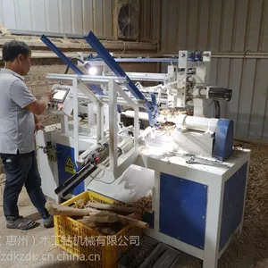 钻德快自动木柄机适用于加工木脚 胡椒研磨器 木手柄 方木马上变圆木 木椅腿设备