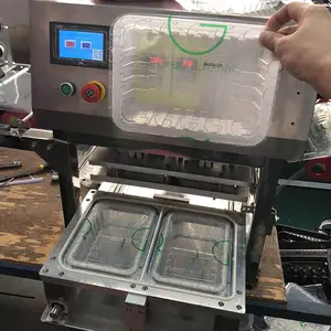 定制 塑料盒子自动封膜机 自动打印日期封盒机 锁鲜盒装封口机 厂家直销