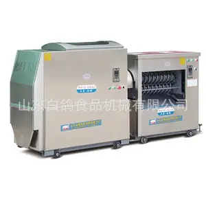 供应山东白鸽HMZ50-70型对辊不粘面直连体一体馒头机价格