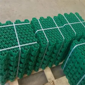 消防通道抗压70绿化植草格 停车场草坪防滑耐磨花口绿化植草格