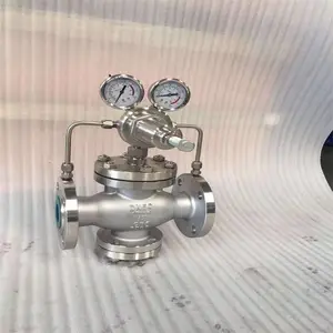 西安阀门经销商Y13H-16C DN20法兰连接式铸钢减压阀 弹簧式内螺纹减压阀