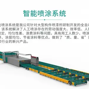 钢结构型钢智能喷漆流水线 安全环保voc 治理 提高效率