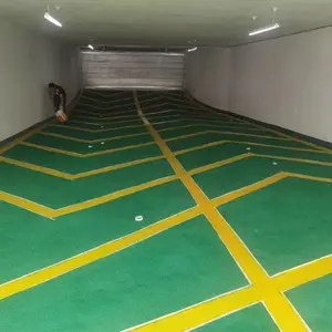 宝鸡天水兰州陇西定西车库彩色防滑坡道工艺流程