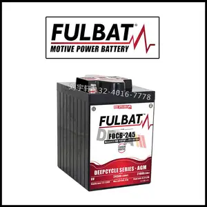 法国 FULBAT 蓄电池 FDC12-150 FDC12-180 矿车牵引 房车移动电源
