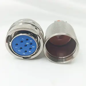Y50X系列Y50X-1608TK2 8芯圆形电连接器源头工厂 接触件铜镀金 绝缘体材质:PEEK 航插插头插座