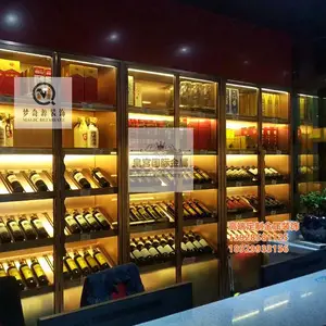 不锈钢酒柜厂家价格 酒店不锈钢酒柜