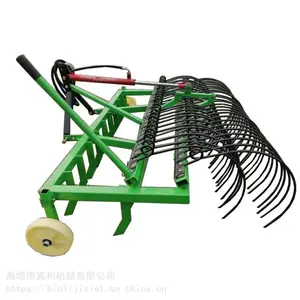宾利机械搂拾地膜的机子 废旧地膜搂回机 钩型地膜机