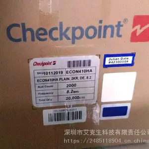供应美国保点checkpoint 410econ 电子防盗标签 RF防盗软标签