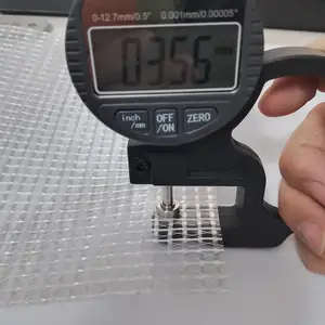 金枝长祥1000D4.5×4.5透明夹网布物流台车防尘帘2m×100m×0.35mm