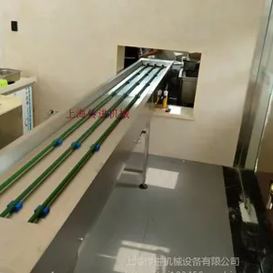 餐盘回收带 餐具回收带; L型回收线 厨房传送带设备