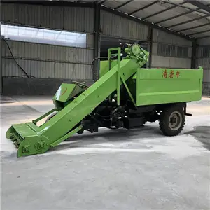 灵活转弯清粪车 猪牛粪便铲粪车解析