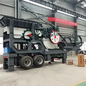 移动石子制沙机 建筑垃圾粉碎机 破碎制沙一体机 石粉粉碎机