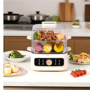 伊莱克斯(Electrolux)电蒸锅多功能家用三层智能蒸菜EGFS9010