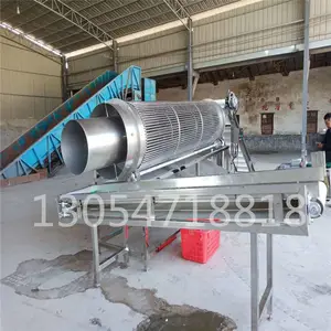 永生机械龙虾自动送料清洗卤煮流水线 小龙虾沥水速冻设备 龙虾分级生产线
