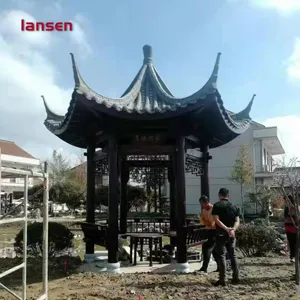 古建凉亭 古建六角亭 景观木凉亭