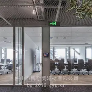 咸宁全景单玻隔断120款单玻全景隔断厂家供应