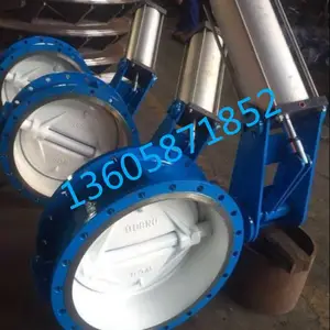 D343TC陶瓷涡轮法兰蝶阀 手动硬密封蝶阀 全衬陶瓷 气动 电动陶瓷蝶阀