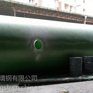 70多吨玻璃钢化粪池成品 隔油池 玻璃钢罐报价