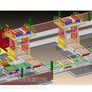 砌块砖自动化项目二次码烧室式单层干燥室隧道窑技术