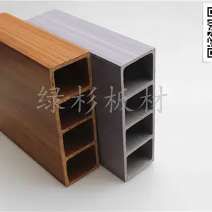天津生态木方木隔断装修100*50方木隔断装修