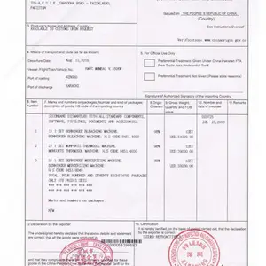 我们可以办理***栏双抬头证书的中巴优惠原产地证书(FTA/FP)