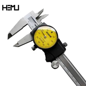 禾木(HEMU)带表卡尺0-150mm200 300 闭式不锈钢游标高精度表式卡尺 双向防震