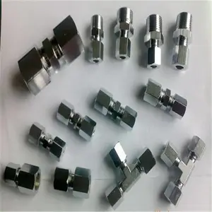 ���ٽ�ͷ�Ǳ���Դͭ��NPT������304 316����ֵ�˫����ʽֱͨ�ն�