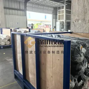 锦川非标钢制定制卷布仓储框 防压痕 印染厂布匹堆垛机适配料框